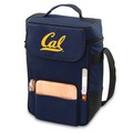 Cal Golden Bears Embr. Duet Wine & Cheese Tote - Navy