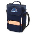Boise State Broncos Embr. Duet Wine & Cheese Tote - Navy