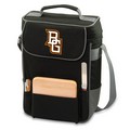 Bowling Green Falcons Embr. Duet Wine & Cheese Tote - Black