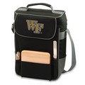 Wake Forest Demon Deacons Embr. Duet Wine & Cheese Tote - Black