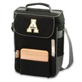 Appalachian State Embr. Duet Wine & Cheese Tote - Black