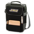 James Madison Dukes Embr. Duet Wine & Cheese Tote - Black