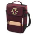 Boston College Printed Duet Wine & Cheese Tote Burgundy