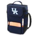 University of Kentucky Embroidered Duet Wine & Cheese Tote Navy