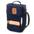 Syracuse University Embroidered Duet Wine & Cheese Tote Navy