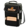 Bowling Green Printed Duet Wine & Cheese Tote - Black