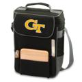 Georgia Tech Embroidered Duet Wine & Cheese Tote Black
