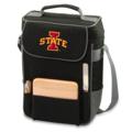Iowa State Printed Duet Wine & Cheese Tote Black