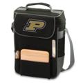 Purdue University Printed Duet Wine & Cheese Tote Black
