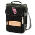 U of South Carolina Embroidered Duet Wine & Cheese Tote Black