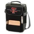 Texas Tech Printed Duet Wine & Cheese Tote Black
