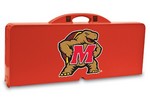 Maryland Terrapins Folding Picnic Table with Seats - Red