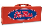 Ole Miss Rebels Folding Picnic Table with Seats - Red