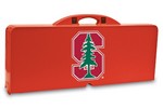 Stanford Cardinal Folding Picnic Table with Seats - Red