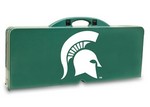 Michigan State Spartans Folding Picnic Table with Seats - Green