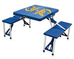 Cal Golden Bears Folding Picnic Table with Seats - Blue