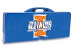 Illinois Fighting Illini Folding Picnic Table with Seats - Blue