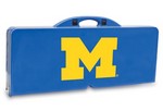 Michigan Wolverines Folding Picnic Table with Seats - Blue