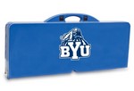 Brigham Young Cougars Folding Picnic Table with Seats - Blue
