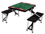 USC Trojans Football Picnic Table with Seats - Black