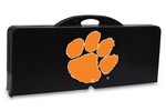 Clemson Tigers Folding Picnic Table with Seats - Black
