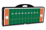 Clemson Tigers Football Picnic Table with Seats - Black