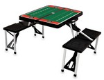 Georgia Bulldogs Football Picnic Table with Seats - Black