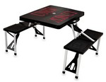UNLV Rebels Folding Picnic Table with Seats - Black