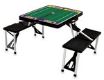 LSU Tigers Football Picnic Table with Seats - Black