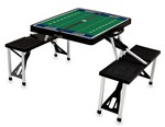 Pitt Panthers Football Picnic Table with Seats - Black