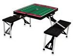Stanford Cardinal Football Picnic Table with Seats - Black