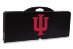 Indiana Hoosiers Folding Picnic Table with Seats - Black