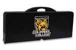 Colorado College Tigers Folding Picnic Table with Seats - Black