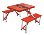 Miami University Red Folding Picnic Table