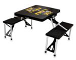 Louisiana State Black Folding Picnic Table