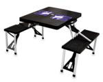Northwestern Wildcats Black Folding Picnic Table