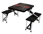 Texas Tech Black Folding Picnic Table