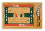 Miami Hurricanes Basketball Icon Cheese Tray