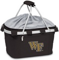 Wake Forest Demon Deacons Metro Basket - Black Embroidered