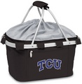 TCU Horned Frogs Metro Basket - Black Embroidered