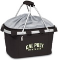 Cal Poly Mustangs Metro Basket - Black Embroidered