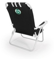 Colorado State Rams Monaco Beach Chair - Black