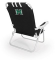 Hawaii Warriors Monaco Beach Chair - Black