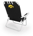 Iowa Hawkeyes Monaco Beach Chair - Black
