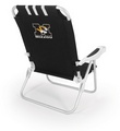 Mizzou Tigers Monaco Beach Chair - Black
