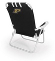 Purdue Boilermakers Monaco Beach Chair - Black