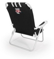 Wisconsin Badgers Monaco Beach Chair - Black