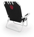 Indiana Hoosiers Monaco Beach Chair - Black