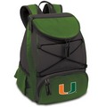 Miami Hurricanes PTX Backpack Cooler - Green