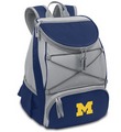 Michigan Wolverines PTX Backpack Cooler - Navy